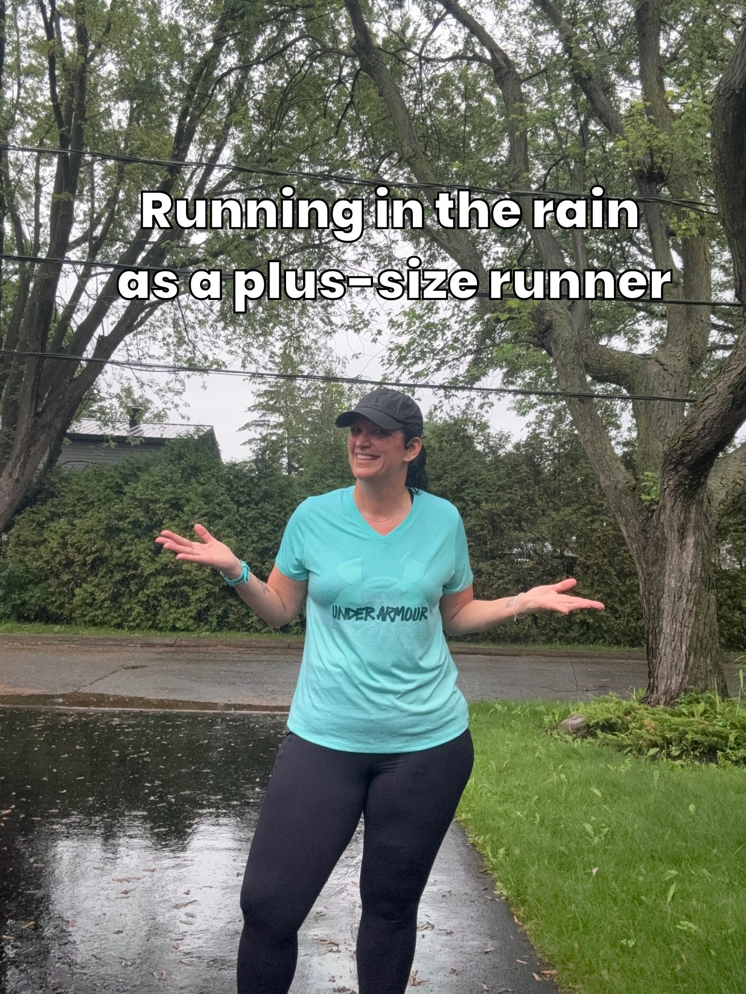My outfit to run in the rain as a plus-size runner.

#LTKfitness #LTKplussize