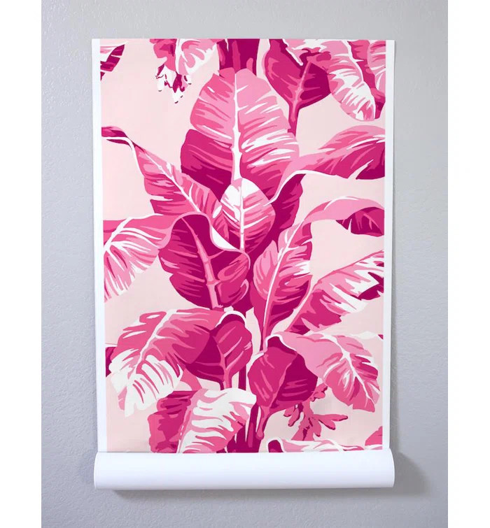 Palm 3.23' L x 27" W Peel and Stick Wallpaper Panel | Wayfair Professional
