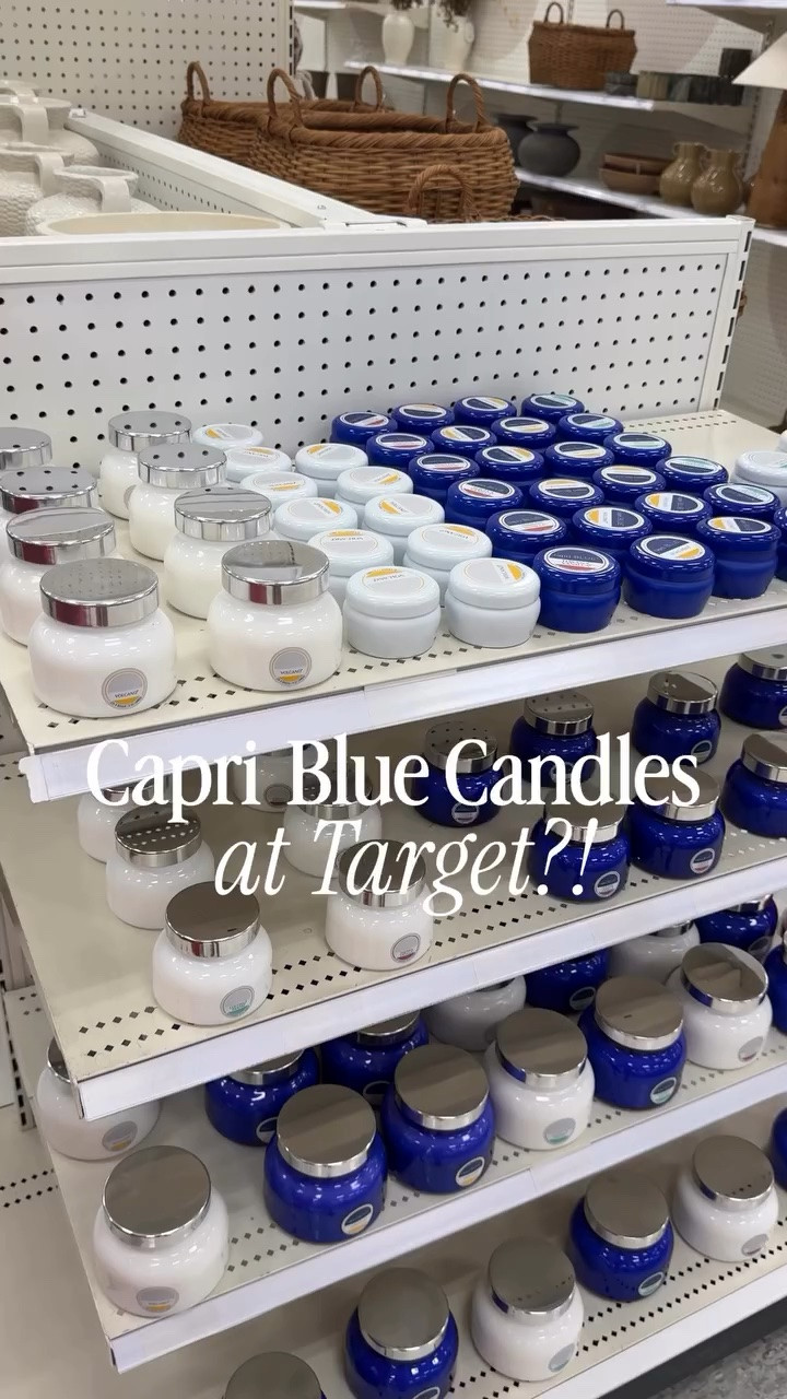 Something I wasn’t expecting at Target! Capri blue volcano candles?! These aren’t online yet but comment “NEW” and I’ll send you a link when they are!