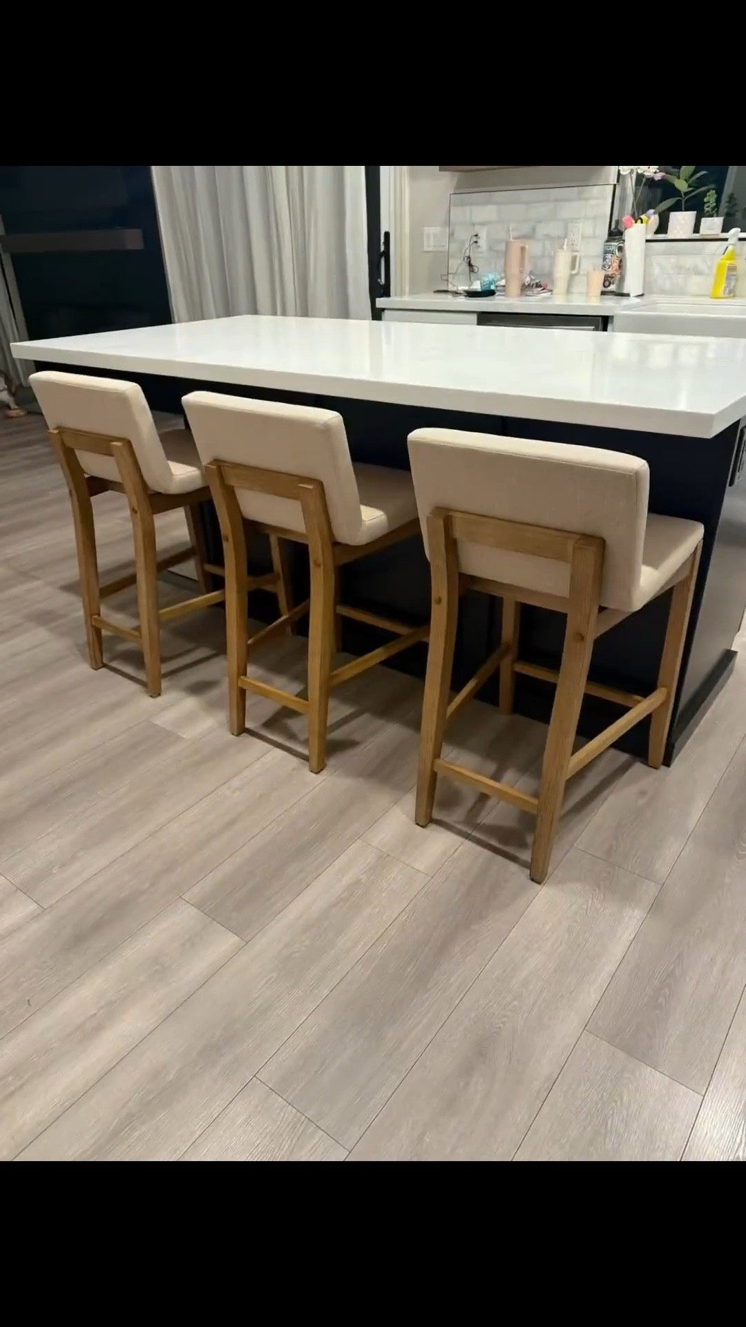 Such a small change can make a huge difference!! A much needed kitchen update with these Nathan James barstools.  

#LTKHome