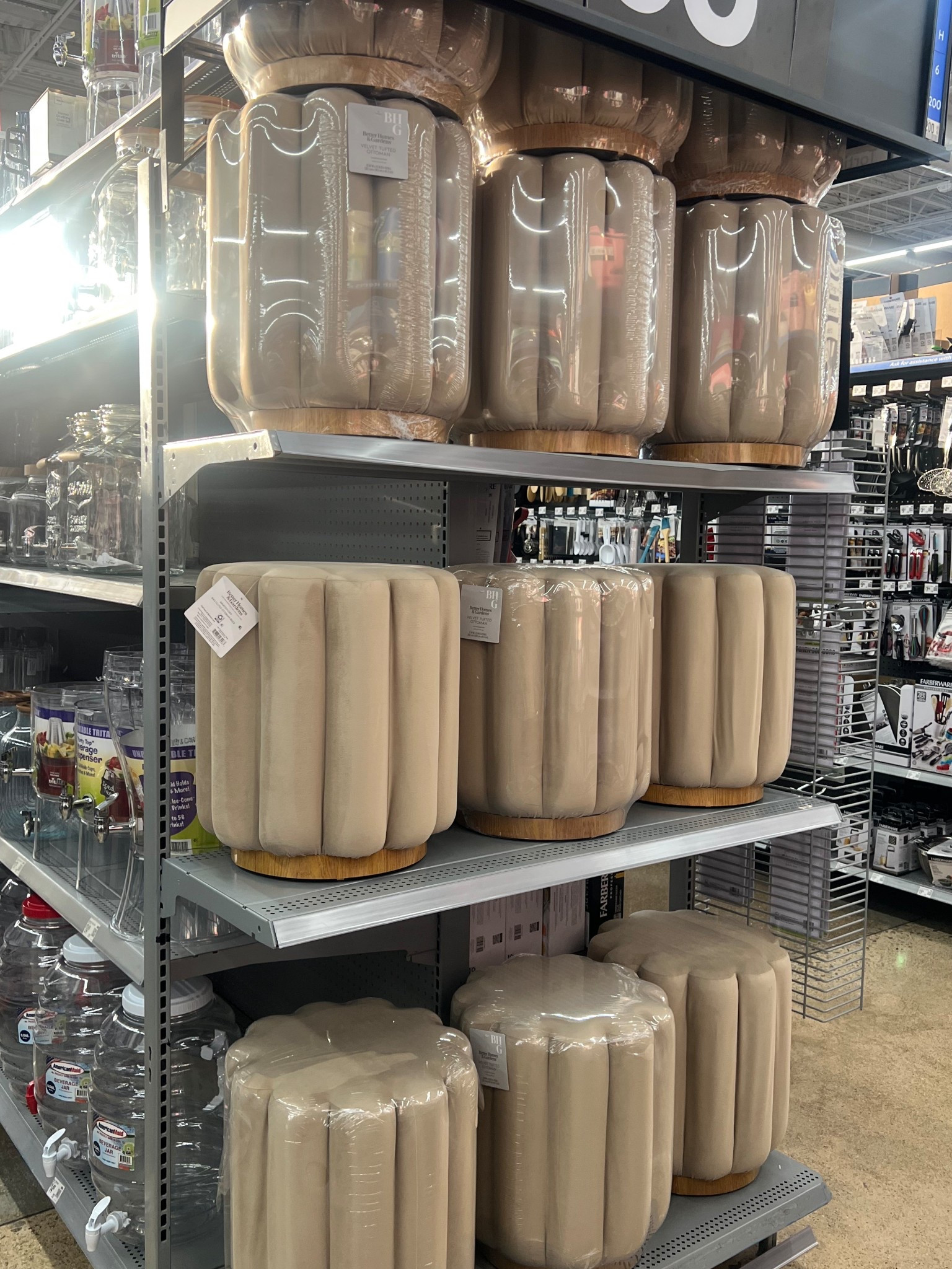 Luxe for less! Grab the viral Velvet Ottomans 

#LTKHome #LTKFindsUnder100