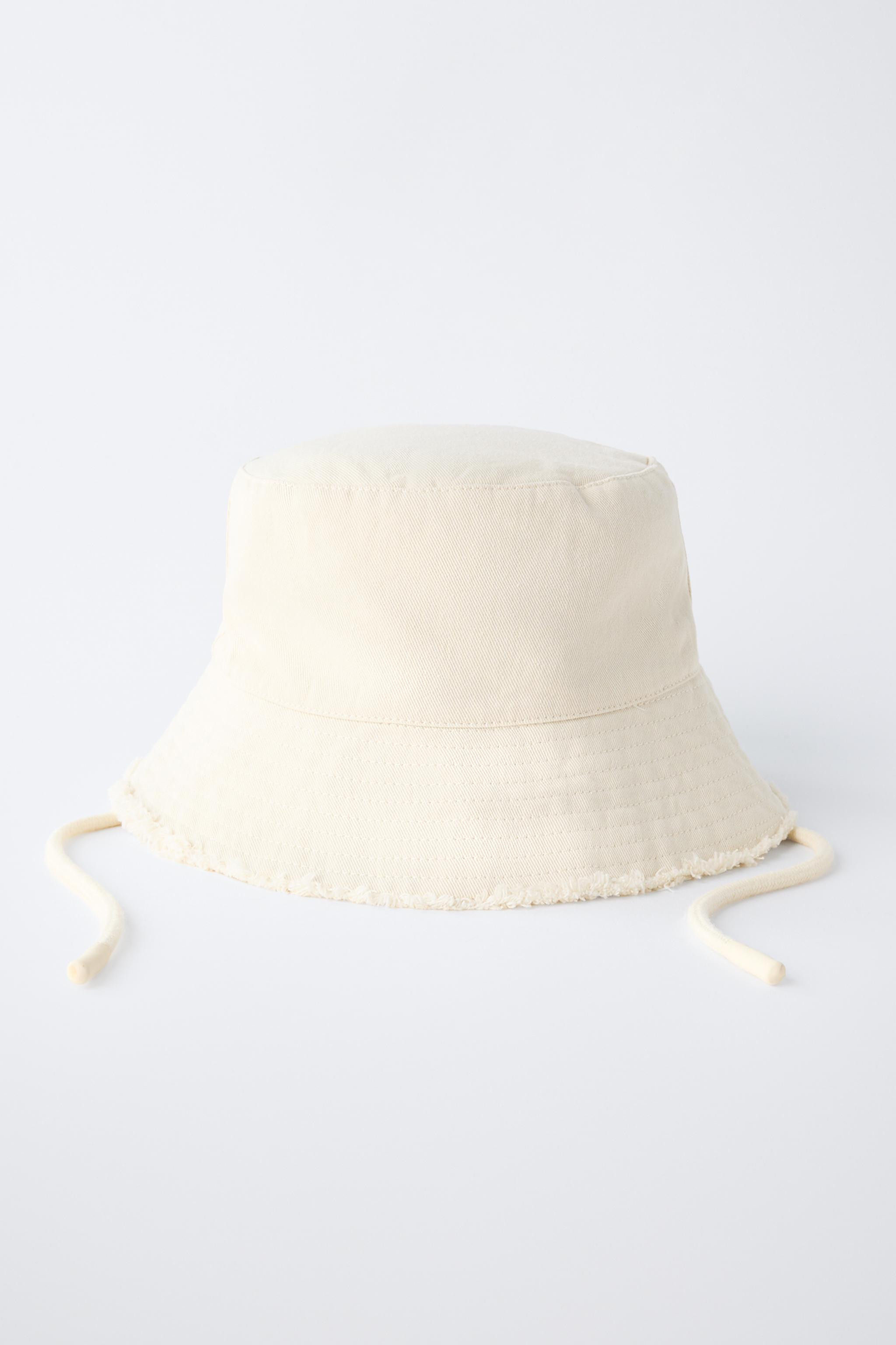 FRAYED BUCKET HAT | Zara US