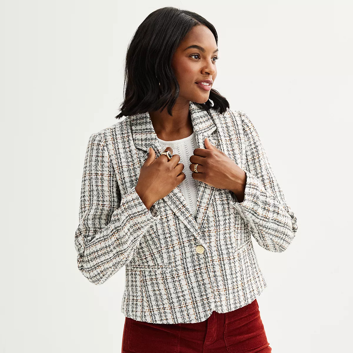 Women's DRAPER JAMES RSVP™ Boucle Blazer | Kohl's