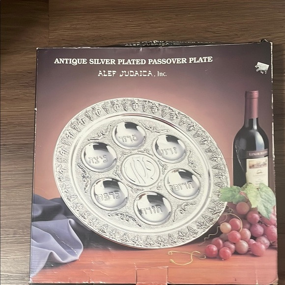 Antique Judaica Silver Plated Passover Plate | Poshmark