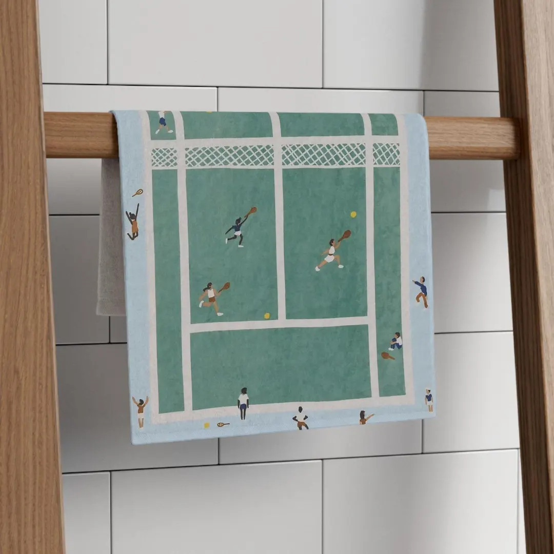 Tennis Towel - Sports Sweat Hand Towel, Premium Dual-fabric Tennis Racket Sports Towel, Fun Tenni... | Etsy (US)