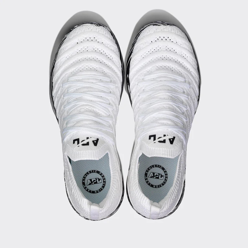 Women's TechLoom Wave White / Black / Marble | APL