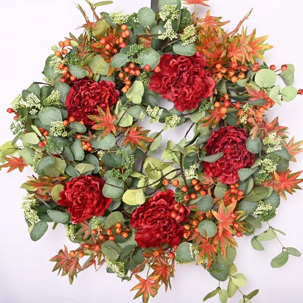 26" Silk Wreath | Wayfair North America