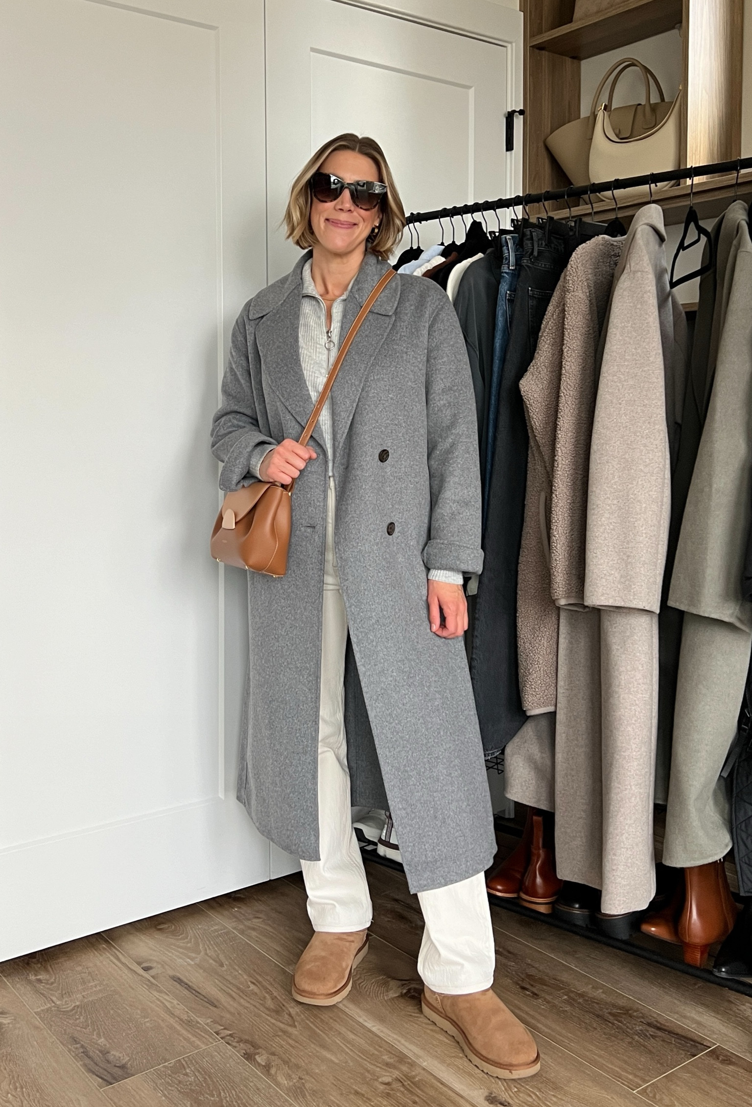 Wearing 26/regular jeans, small quarter zip sweater, small long wool coat, boots tts 

#LTKfindsunder50 #LTKstyletip #LTKfindsunder100