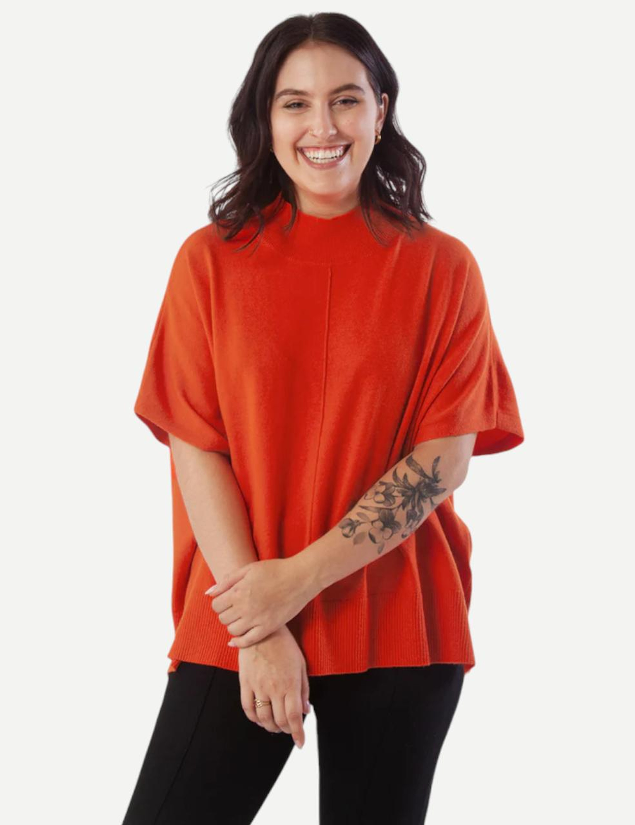Kerisma Caroline Top, Flame Orange | MONKEES OF THE VILLAGE