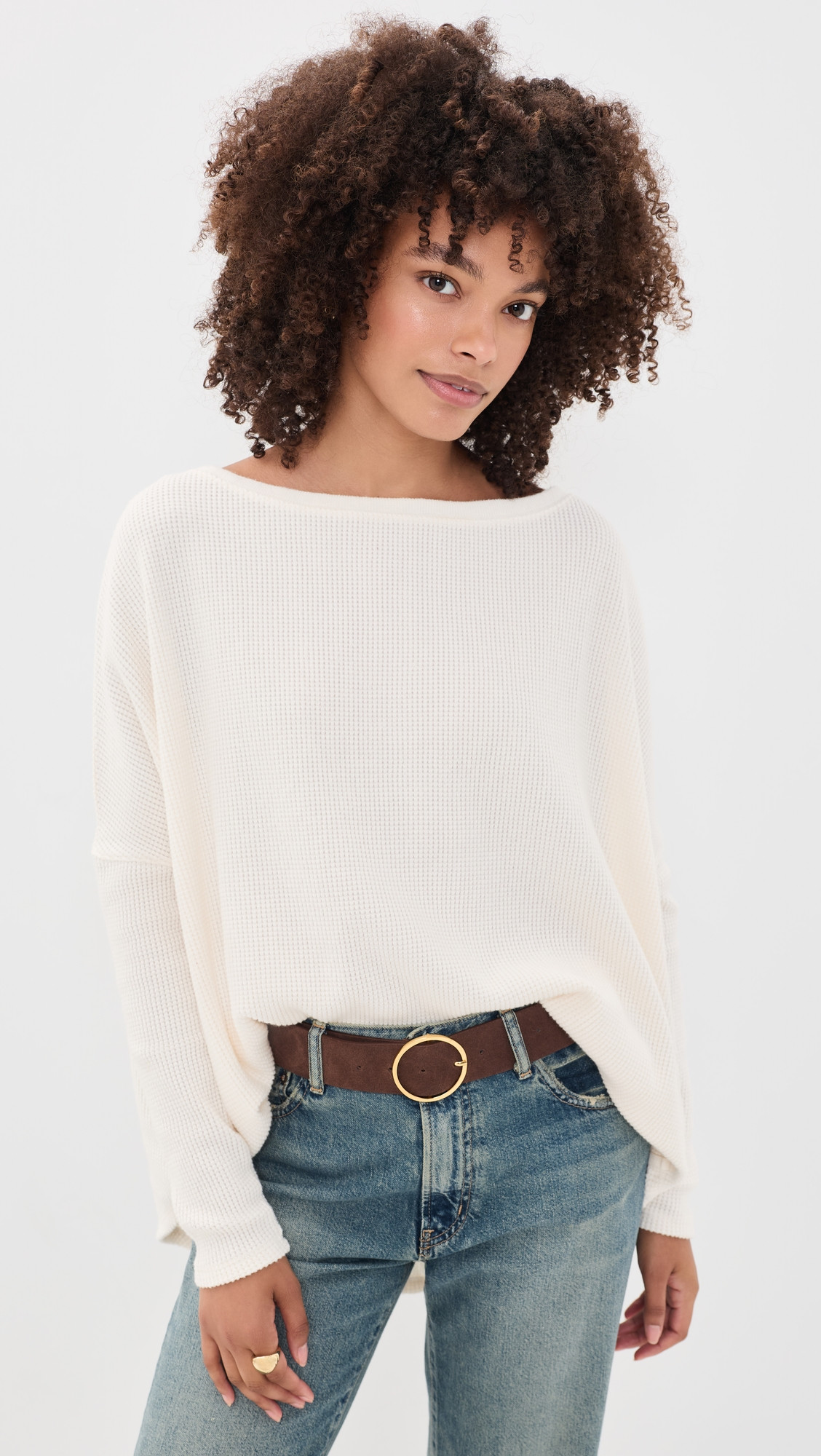 Free People Latte Blues Thermal Sugar Swizzle S | Shopbop