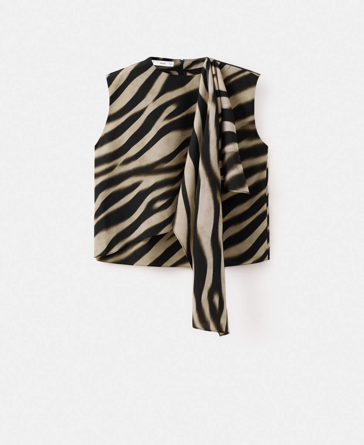 Mango Women's Printed Foulard Blouse - Black | Macy's