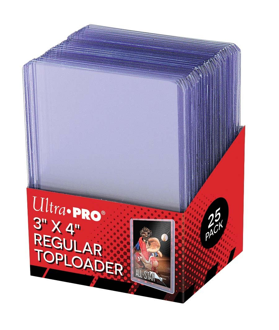 Ultra Pro 25 3 X 4 Top Loader Card Holder for Baseball, Football, Basketball, Hockey, Golf, Singl... | Amazon (US)