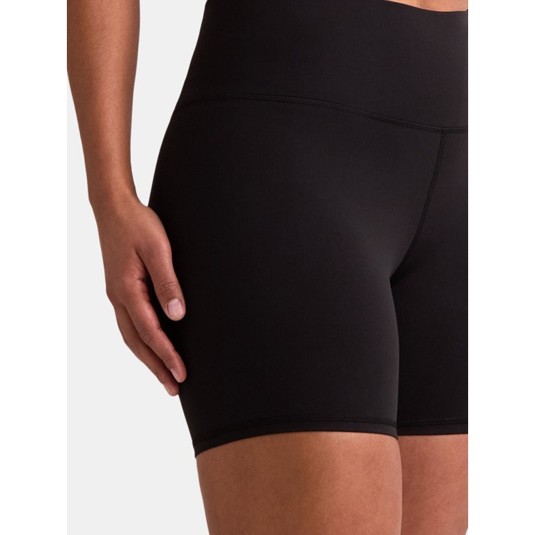 Avia Women's and Women's Plus SoftSculpt High Rise Bike Shorts, Sizes XS-4X - Walmart.com | Walmart (US)