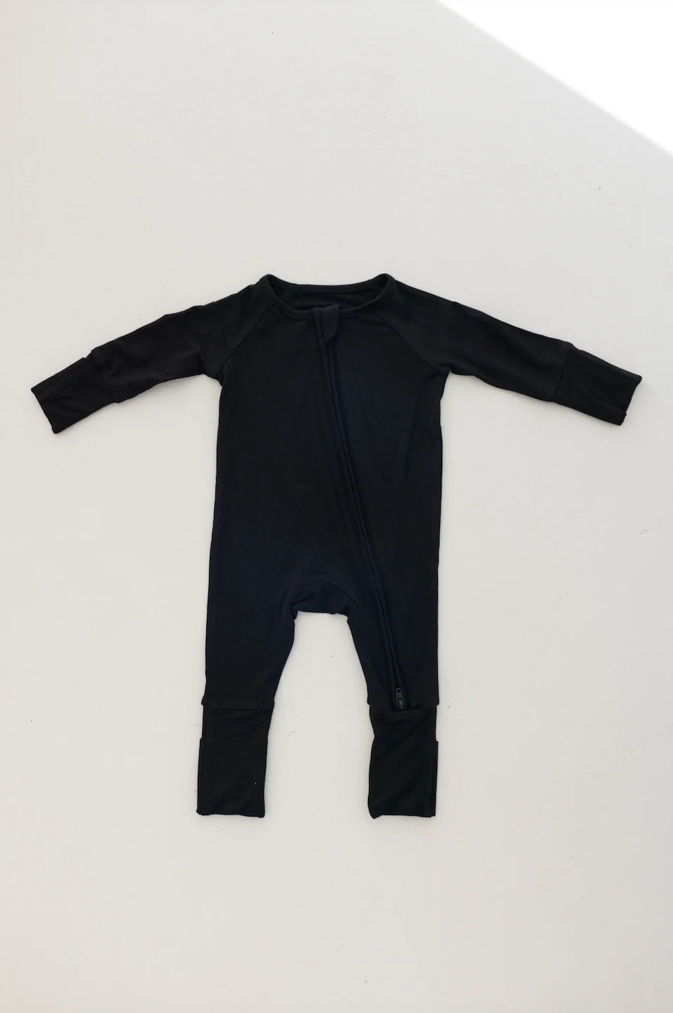 Bamboo Zip Pajamas | Midnight Black | Forever French