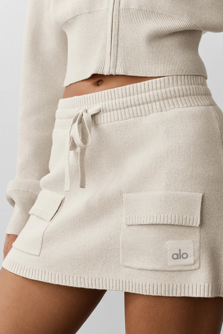 Scholar Knit Cargo Skirt | Alo Yoga (US)