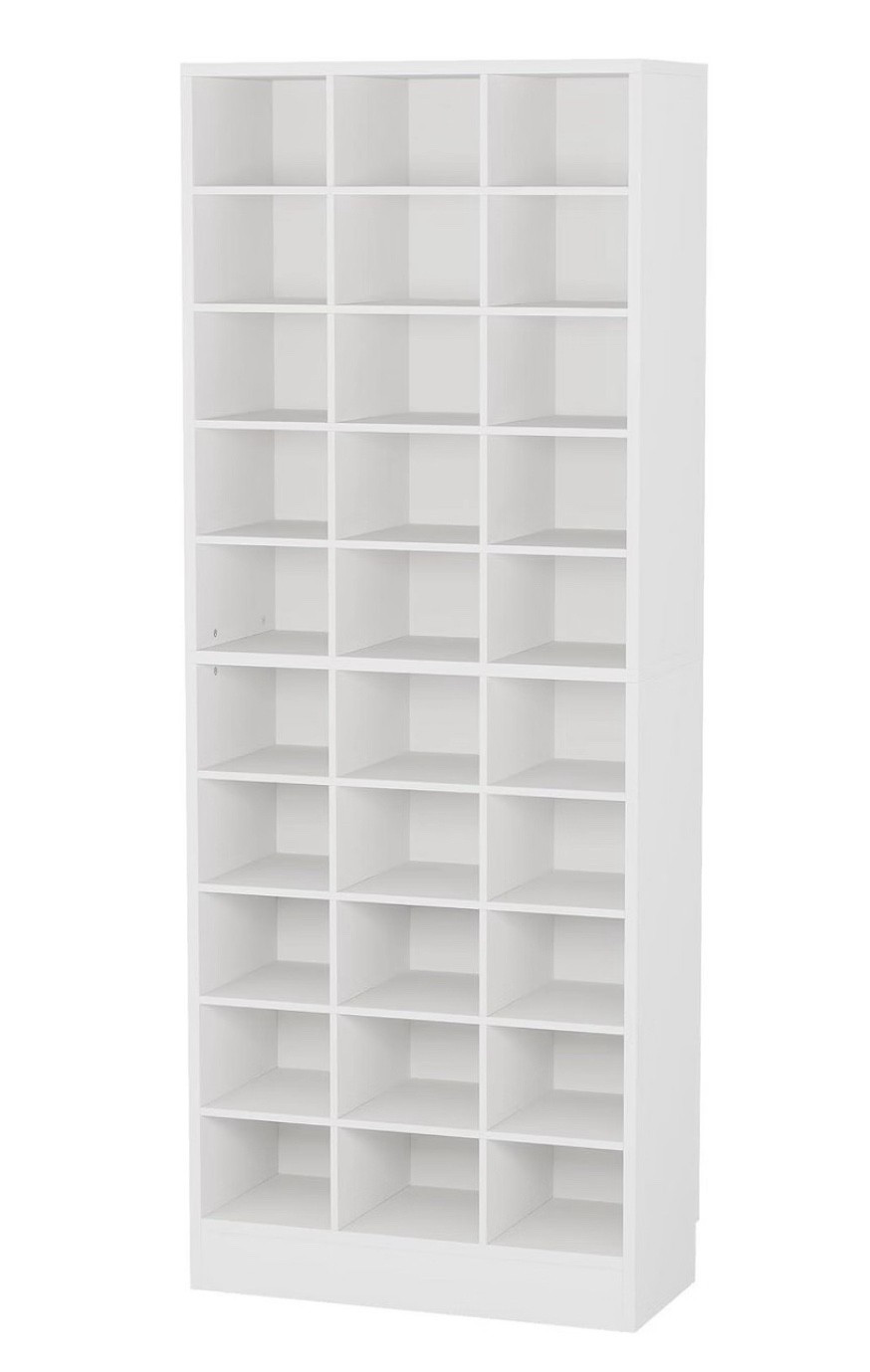 Shoe storage for walk-in closet.
I am about to give my office /studio and make-over and this is my new shoe display.  It’s affordable and so much room for my shoes collection. 

#LTKHome