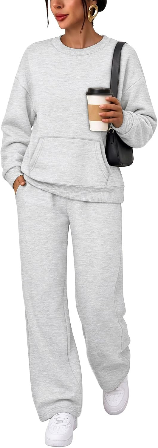 Sampeel Sweatsuits Women 2 Piece Outfit Lounge Sets Tracksuits Fall Fashion | Amazon (US)
