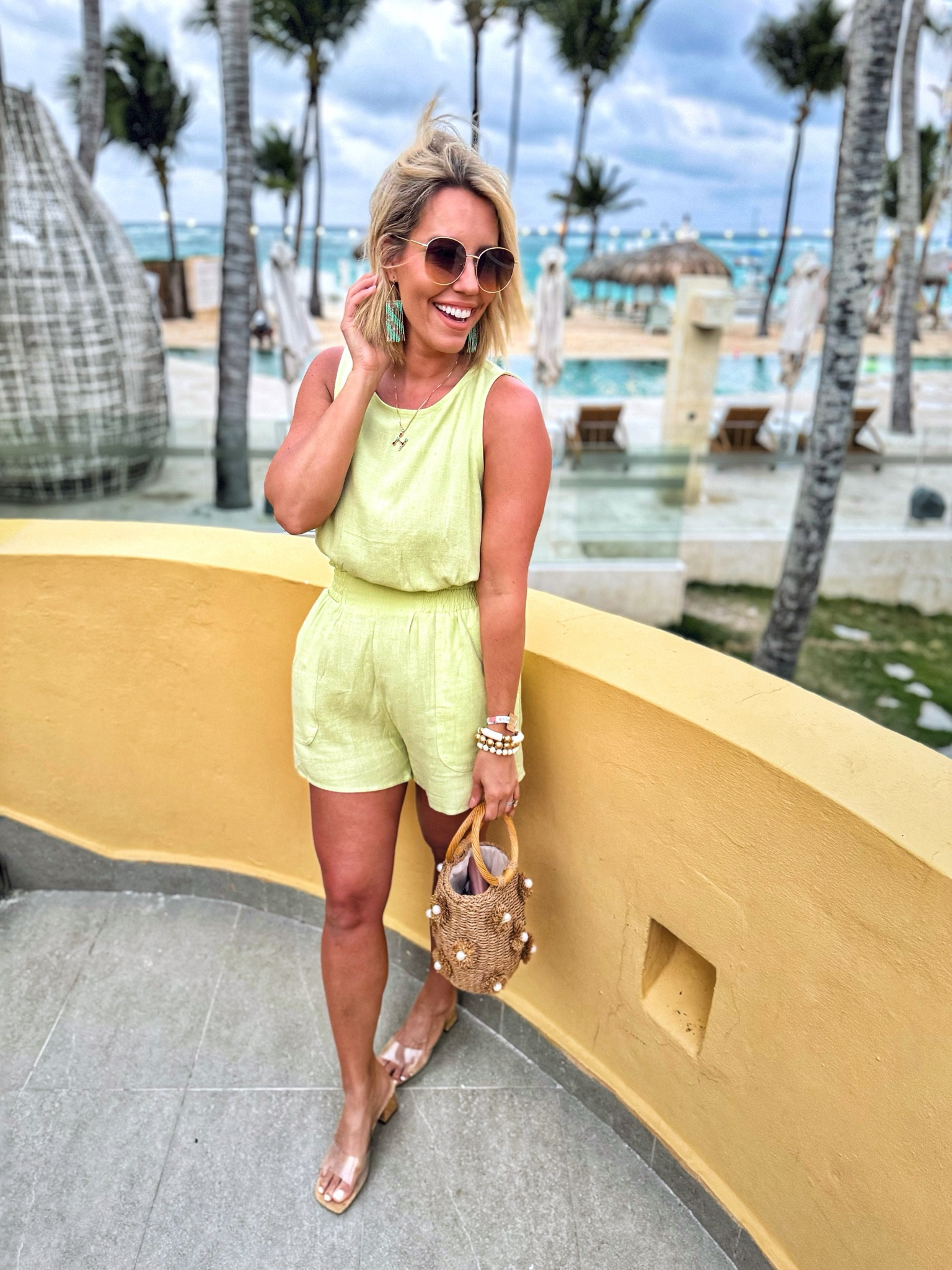 This is the perfect vacation set because you can dress it up with heels or wear it casually with flip flops!!!! 
Set wearing size small
Flip flops sized up 

#LTKstyletip #LTKfindsunder50 #LTKtravel