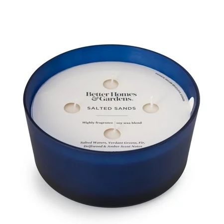Better Homes and Gardens Salted Sands 30oz Scented 4-wick Candle | Walmart (US)