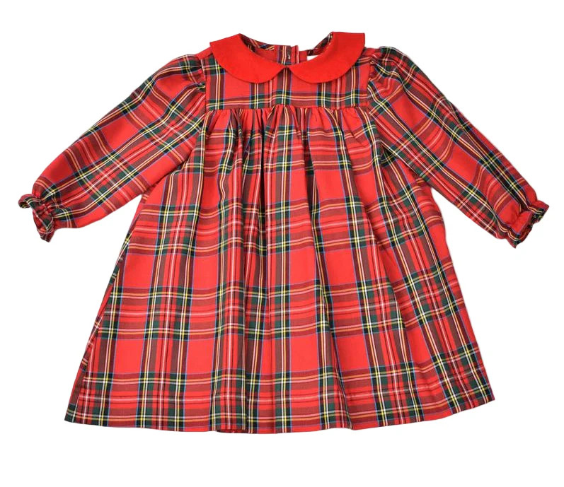 Funtasia Too Plaid Long Sleeve Dress | JoJo Mommy