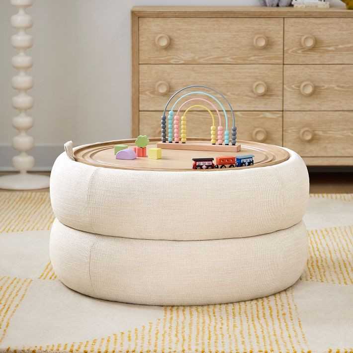 Lumi Upholstered Storage Ottoman | West Elm (US)