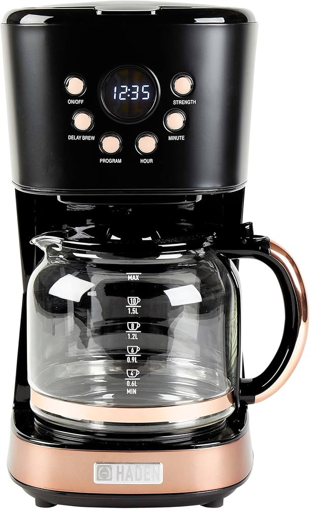 HADEN 75075 Heritage Innovative 12 Cup Capacity Programmable Vintage Retro Home Countertop Coffee... | Amazon (US)