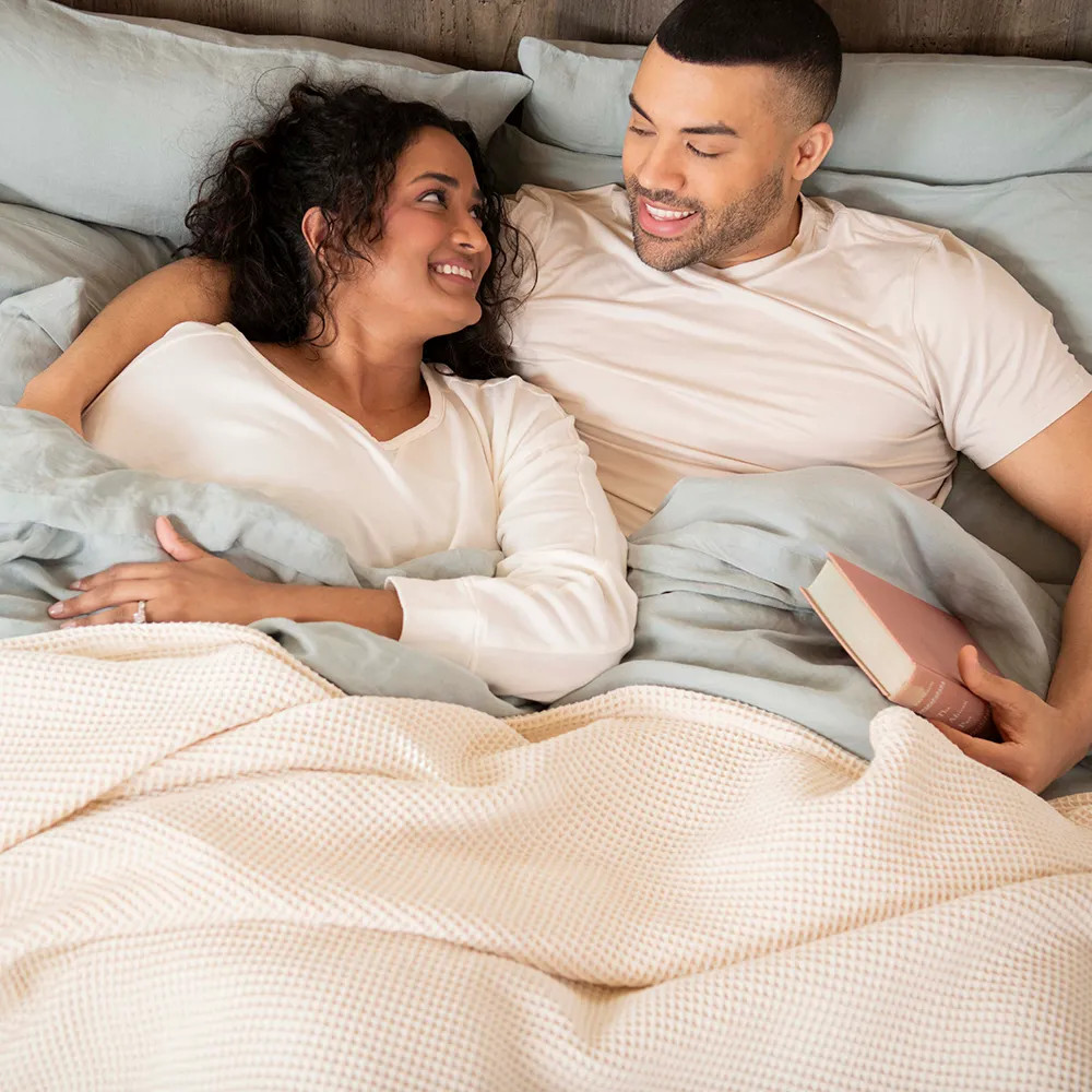 GOTS Waffle Blanket - Waffle Weave Blanket | Naturepedic | Naturepedic