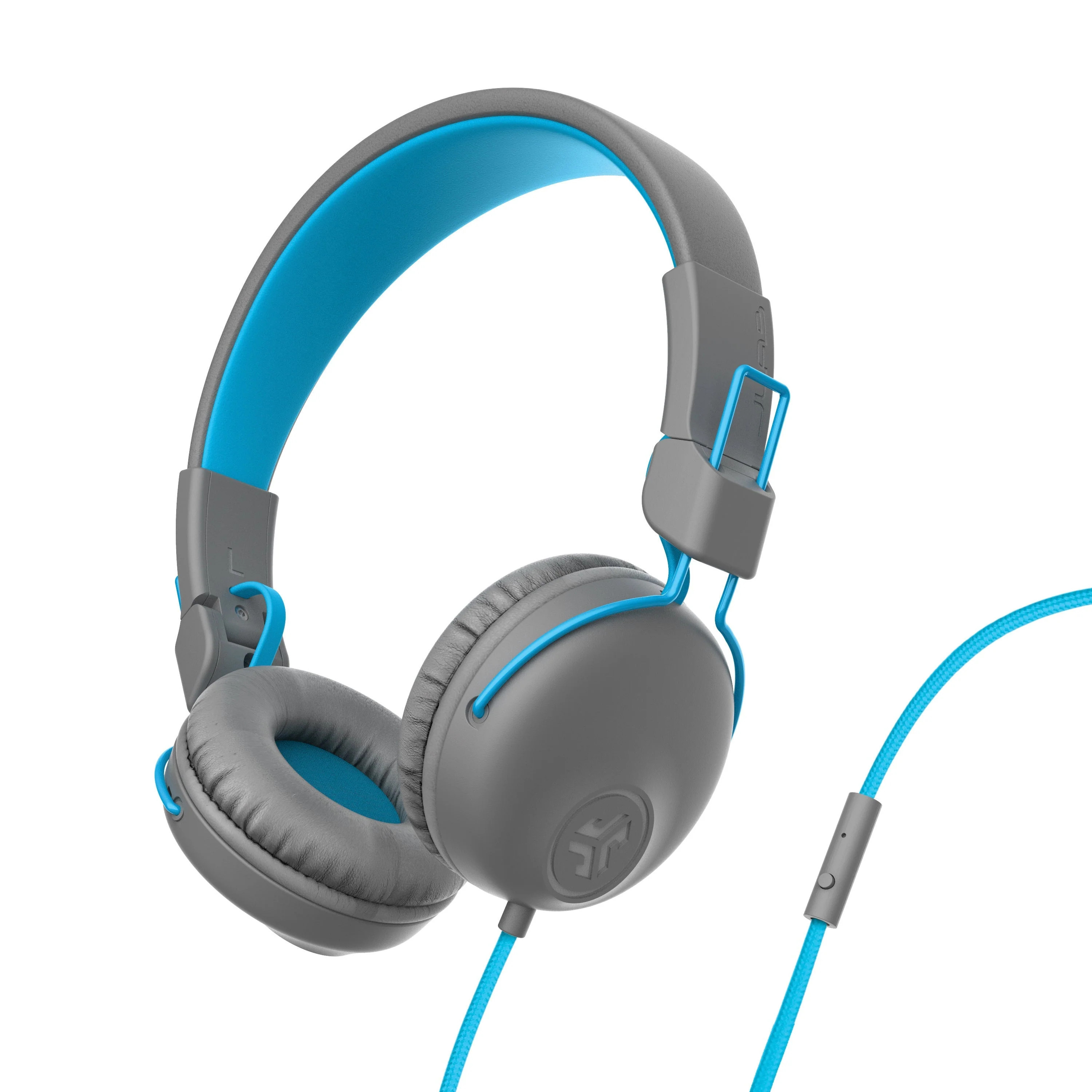 JLab Studio On-Ear Wired Headphones Graphite/Blue | JLab