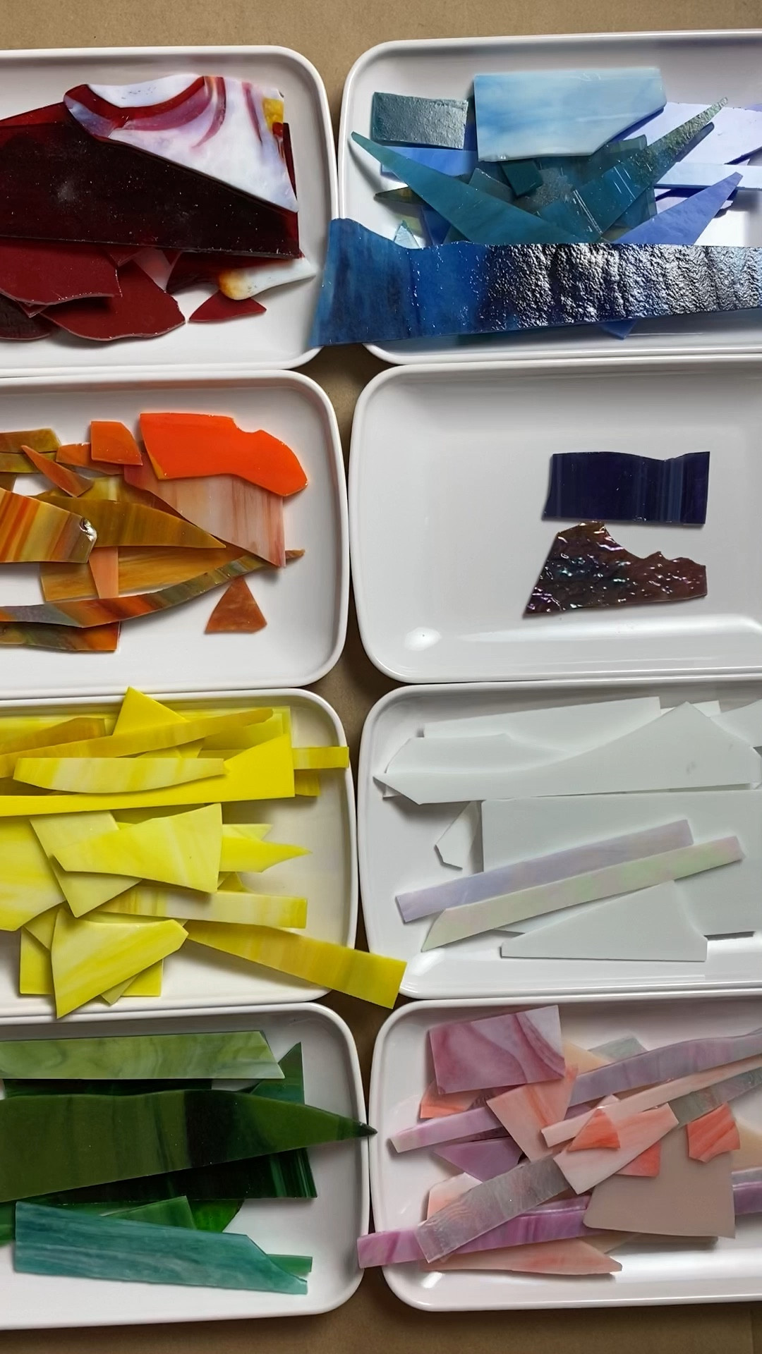 Sharing one of my favorite things about making stained glass mosaic art. ❤️ Stained glass shards are treasures. ❤️ For mosaic tips, tutorials, inspiration, and so much more please visit my YouTube channel: YouTube.com/julieweilbacher. Follow @julieweilbacher on Instagram for all things mosaic art. stained glass - mosaic - glass pieces - glass mosaic - colored glass - mosaics - crafts supplies - mosaic art - stained glass art 

#LTKVideo #LTKHome #LTKFindsUnder50