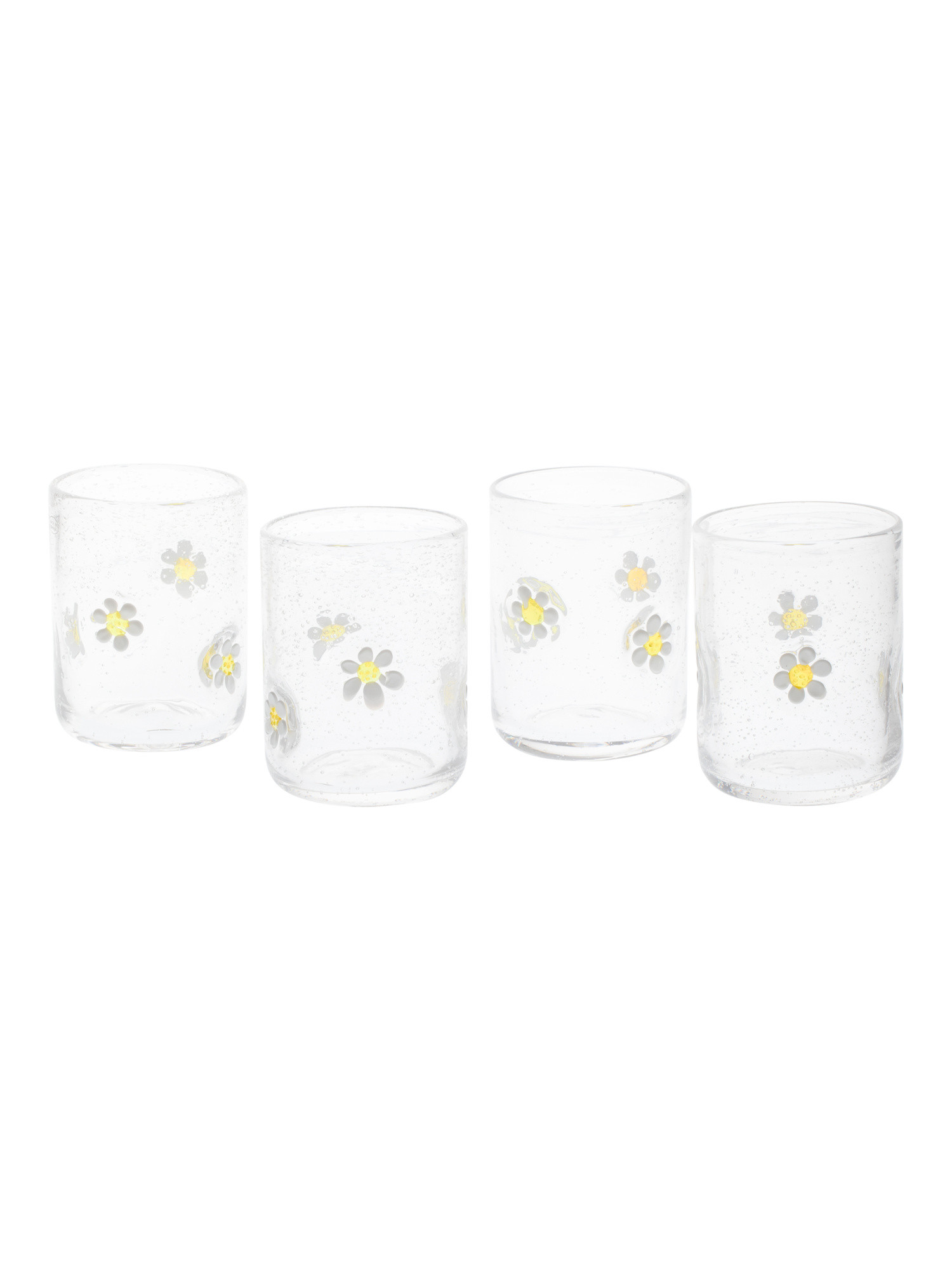 4pk Seeded Daisy Bubble Glasses | TJ Maxx