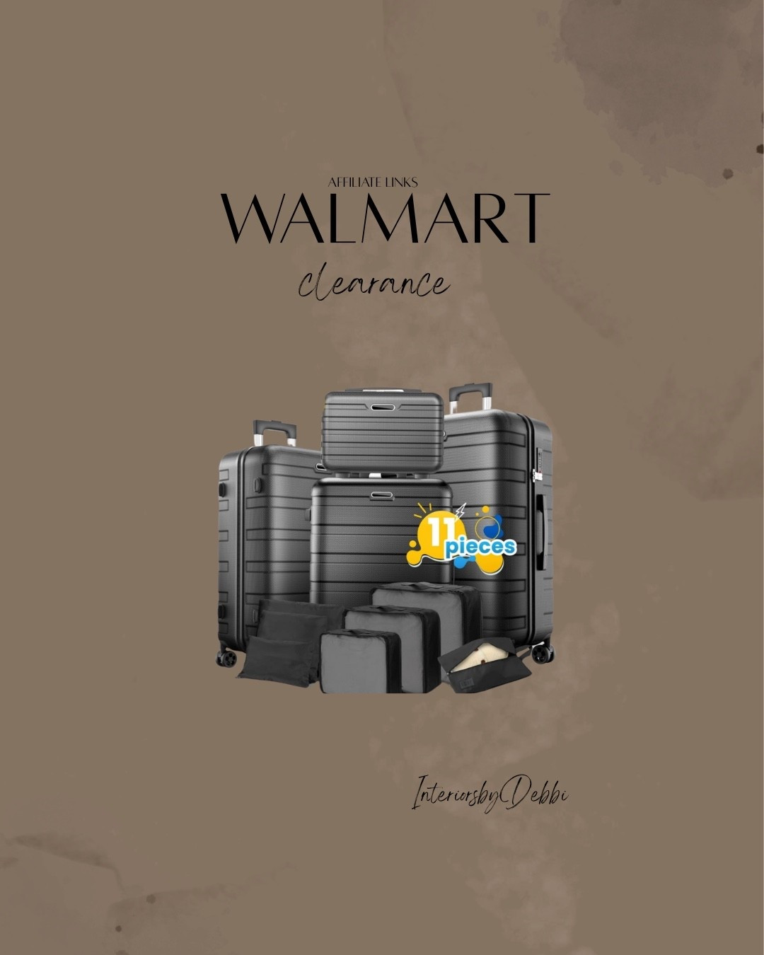 Walmart Find
11 piece luggage set, transitional home, modern decor, amazon find, amazon home, target home decor, mcgee and co, studio mcgee, amazon must have, pottery. barn, Walmart finds, affordable decor, home styling, budget friendly, accessories, neutral decor, home finds, buy new arrival, coming soon, sale alert, high end look for less, Amazon favorites, Target finds, cozy, modern, earthy, transitional, luxe, romantic, home decor, budget friendly decor #walmart

#LTKHome #LTKSeasonal