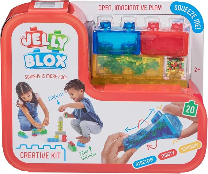 Goliath Jelly Blox Creative Kit | Includes 20 Blocks | Toddler & Preschool Building Blocks Kids C... | Amazon (US)