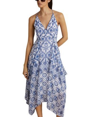 Tiller Tile Halter Midi Dress | Bloomingdale's (US)