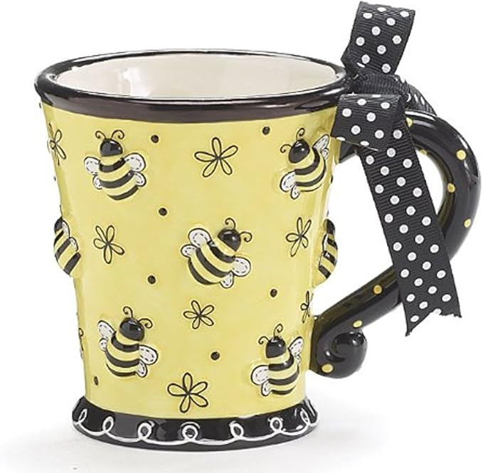 Raised Design 10oz Bee Mug | Amazon (US)