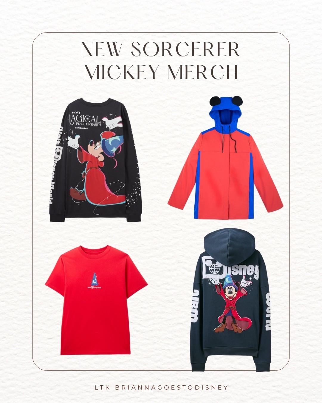 New Sorcerer Mickey merch inspired by Disney’s Fantasia ✨

Sorcerer Mickey Mouse Back to Front Long Sleeve T-shirt for Adults | Fantasia | Walt Disney World | Starbucks | travel tumbler | sorcerer’s hat t-shirt | children’s zip up hoodie | Mickey Mouse | wizard | light up tumbler with straw | fantasia plush | stuffed animal | light up Mickey Mouse ears | Mickey Mouse light up wand | sorcerer Mickey Mouse costume rain jacket | stars | red white & blue | family vacation | summer vacationn

#LTKFamily