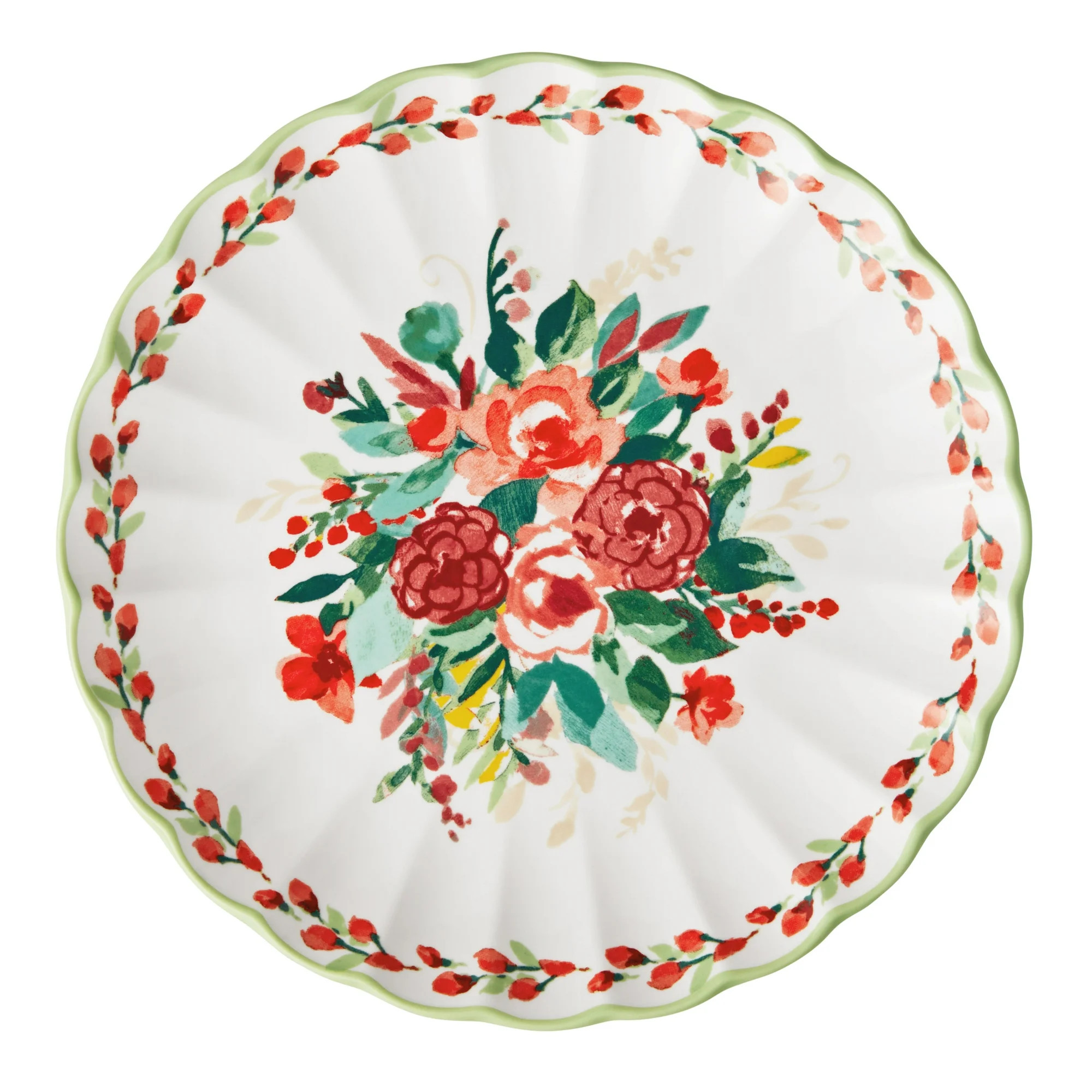 The Pioneer Woman Painted Meadow 12-Piece Ceramic Dinnerware Set | Walmart (US)