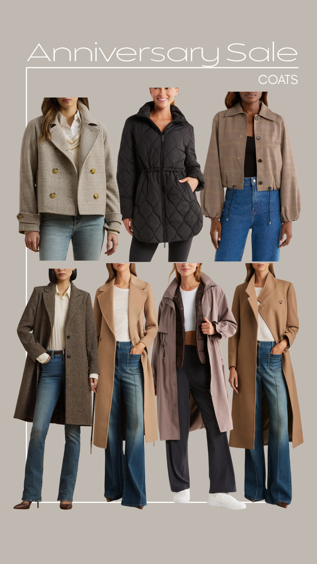 Some seriously good jackets to get your hands on on these incredible deals. Classic and timeless - so you can add it to your closet, guilt free! I'm eyeing up that cashmere one on the bottom right!!  

 #LTKOver40 #LTKSaleAlert #LTKStyleTip