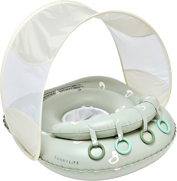 SUNNYLiFE Interactive Baby Float Sammy The Seagull, Baby Swimming Float, Green, PVC Material, 26.... | Amazon (US)