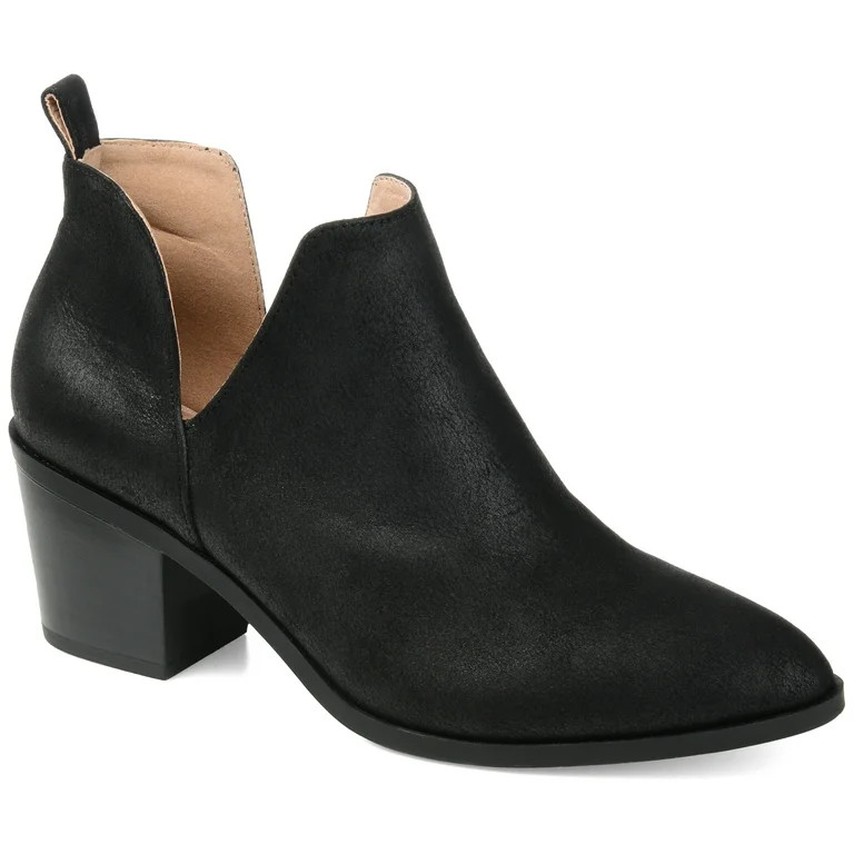 Brinley Co. Womens Deep Side V Classic Bootie | Walmart (US)