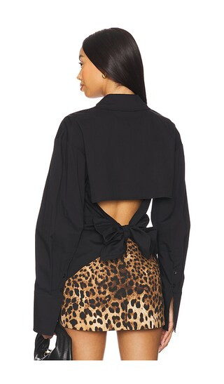 Loch Button Up Shirt in Black | Revolve Clothing (Global)