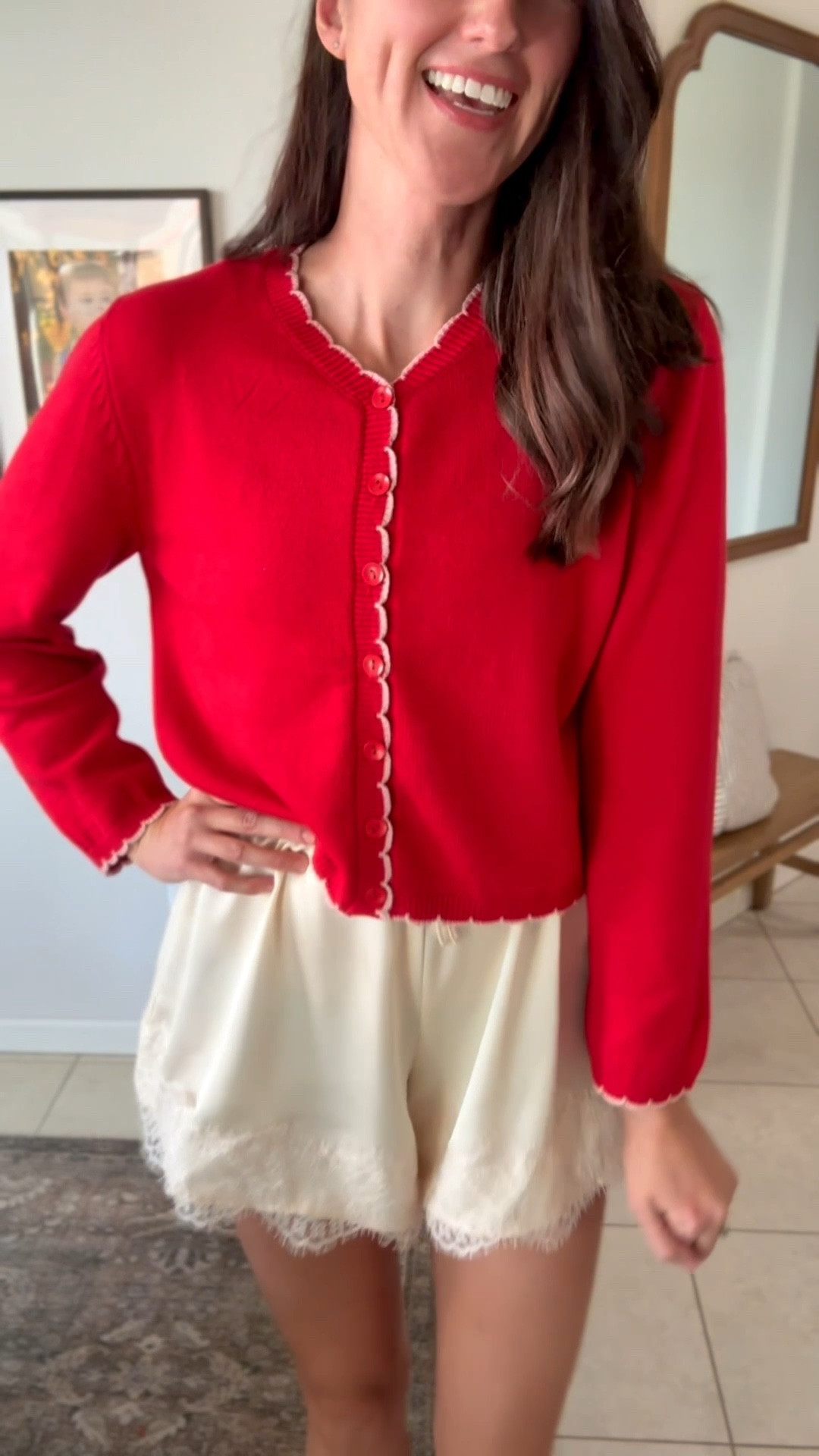 This is the perfect red sweater for the Christmas season! Comes in many other colors. Love the trim and details. 

#LTKTall #LTKHoliday #LTKSeasonal