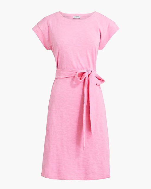 Knit tie-waist mini dress | J.Crew Factory