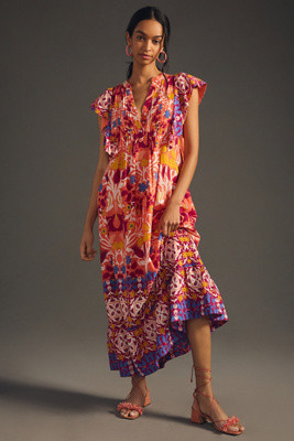 Maeve Cassandra Maxi Dress | Anthropologie (US)