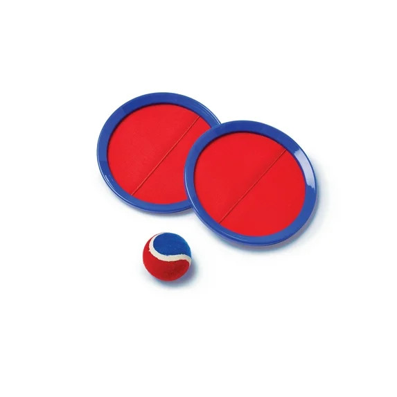Play Day Toss & Catch Game, Red & Blue - 2 Discs & 1 Ball, Children Ages 3+ | Walmart (US)