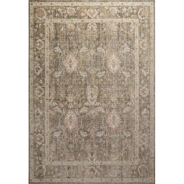 Chris Loves Julia x Loloi Rosemarie Oriental Sage/Blush/Off White Area Rug | Wayfair North America