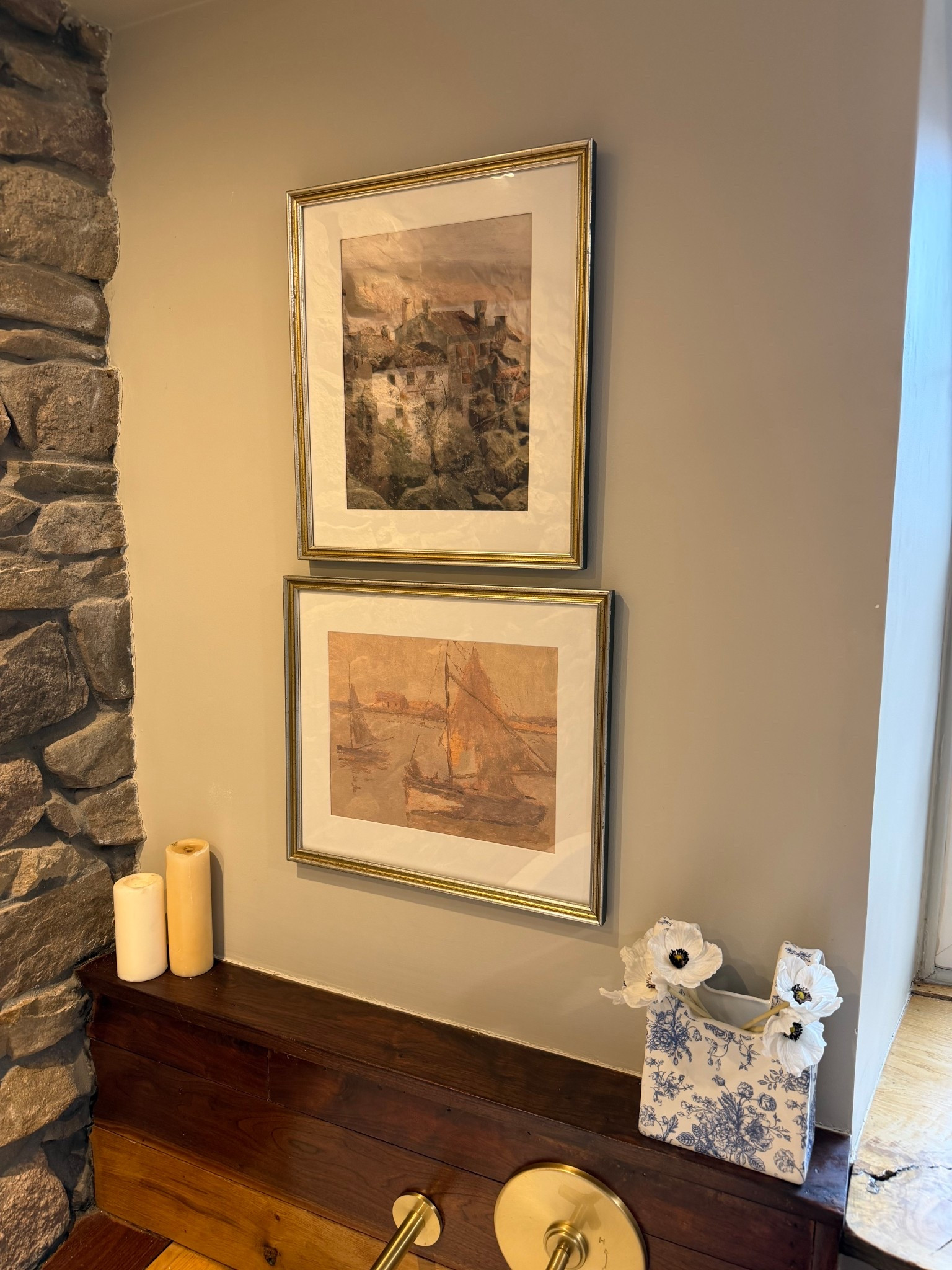 Vintage frames + new canvas prints.

#LTKHome #LTKU