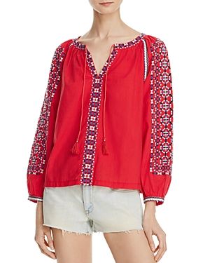 Betlaine Embroidered Peasant Blouse | Bloomingdale's (US)