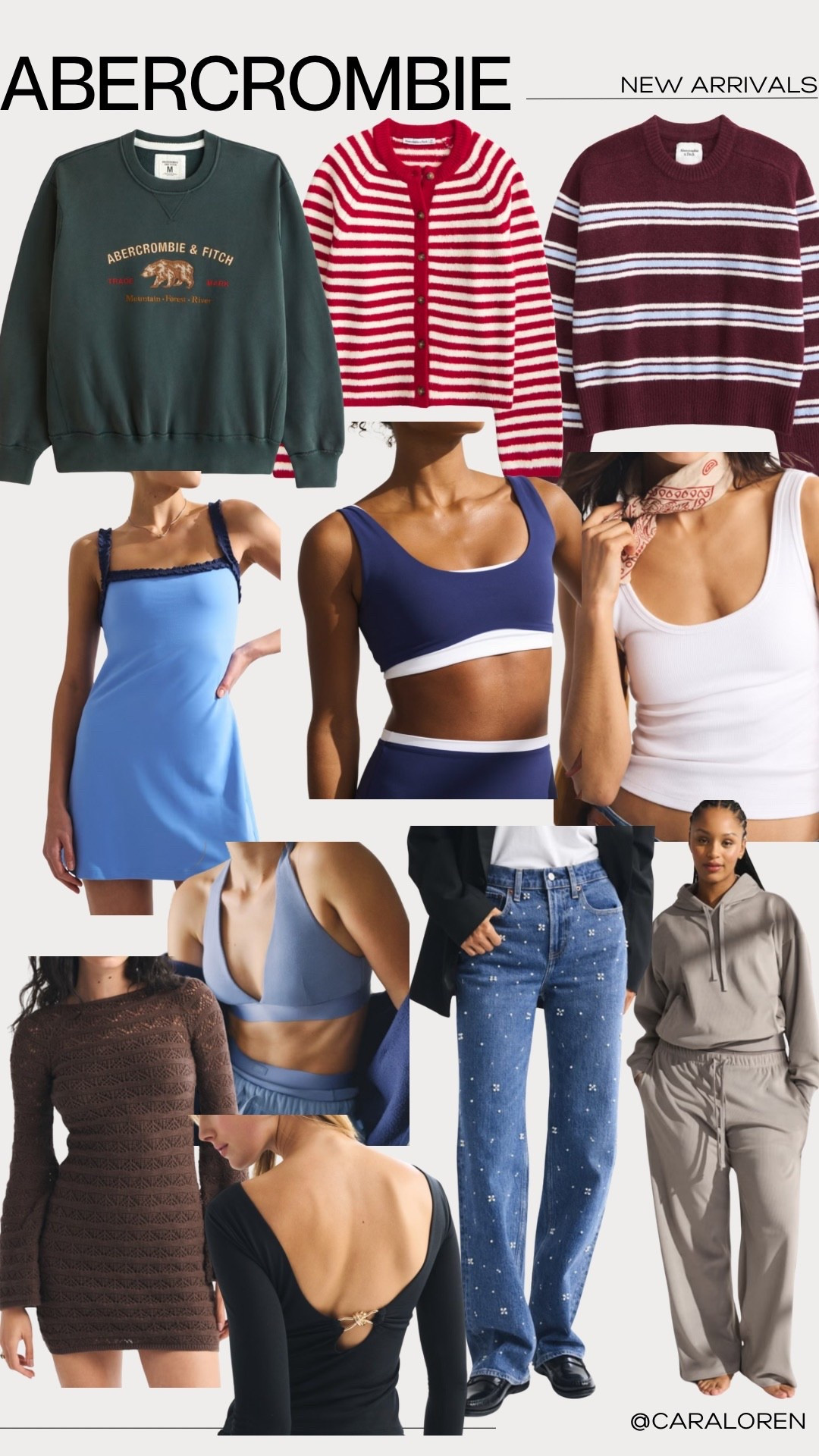 Abercrombie new arrival picks 🫶🏻 last day to order and get by Christmas! 

#LTKFindsUnder100 #LTKSaleAlert #LTKootd