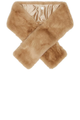 Helsa Faux Fox Scarf in Bisque from Revolve.com | Revolve Clothing (Global)