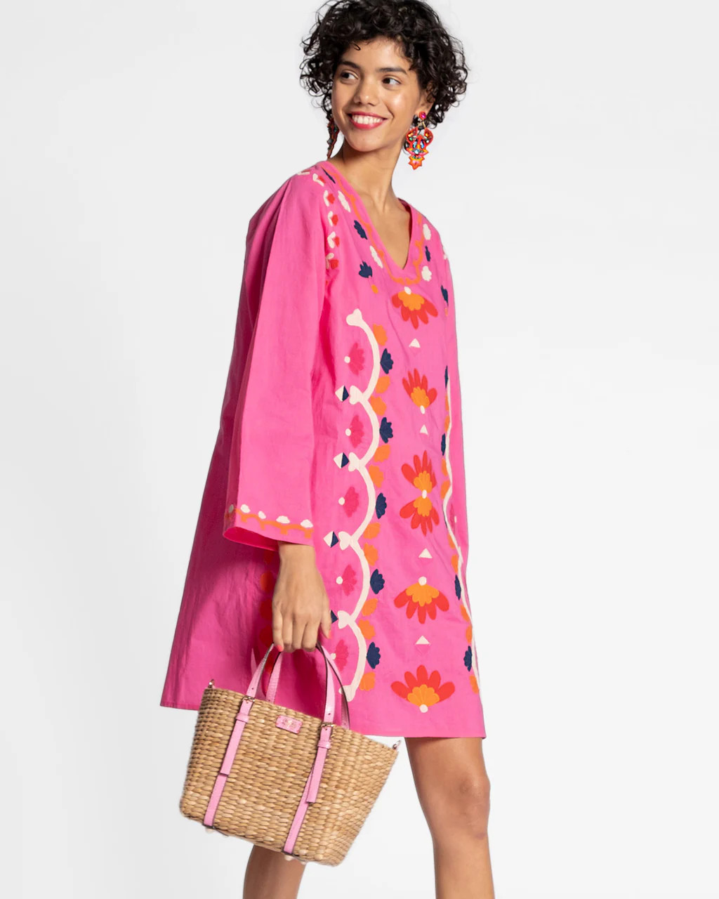 Goldie Tunic Pink | Frances Valentine